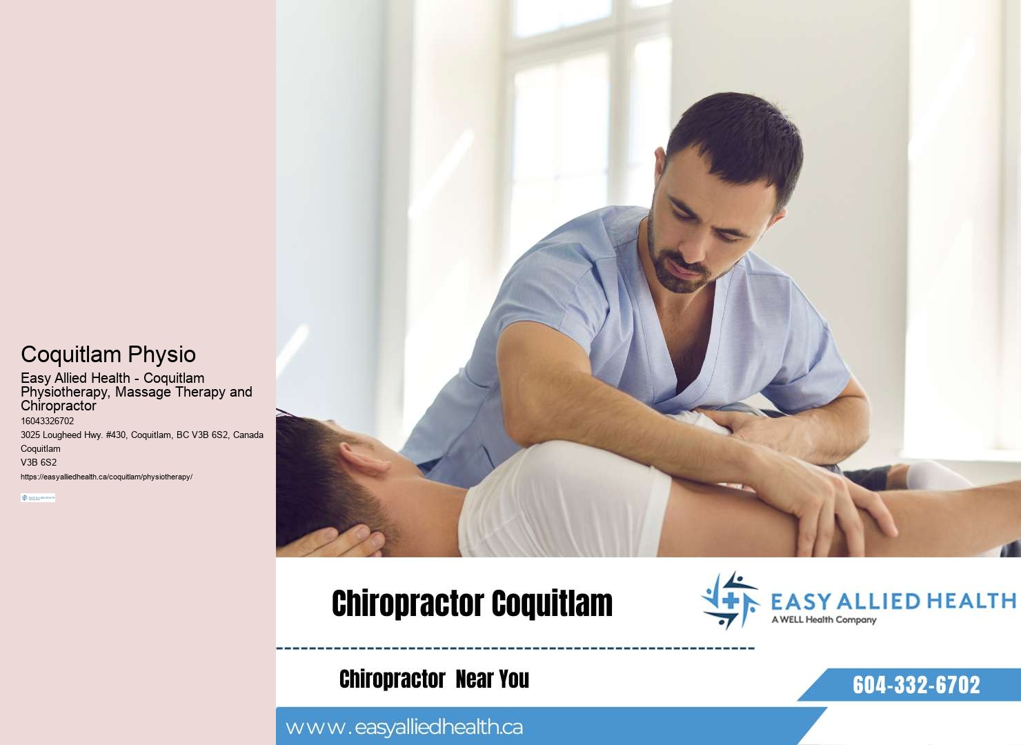Comprehensive injury rehab center Coquitlam