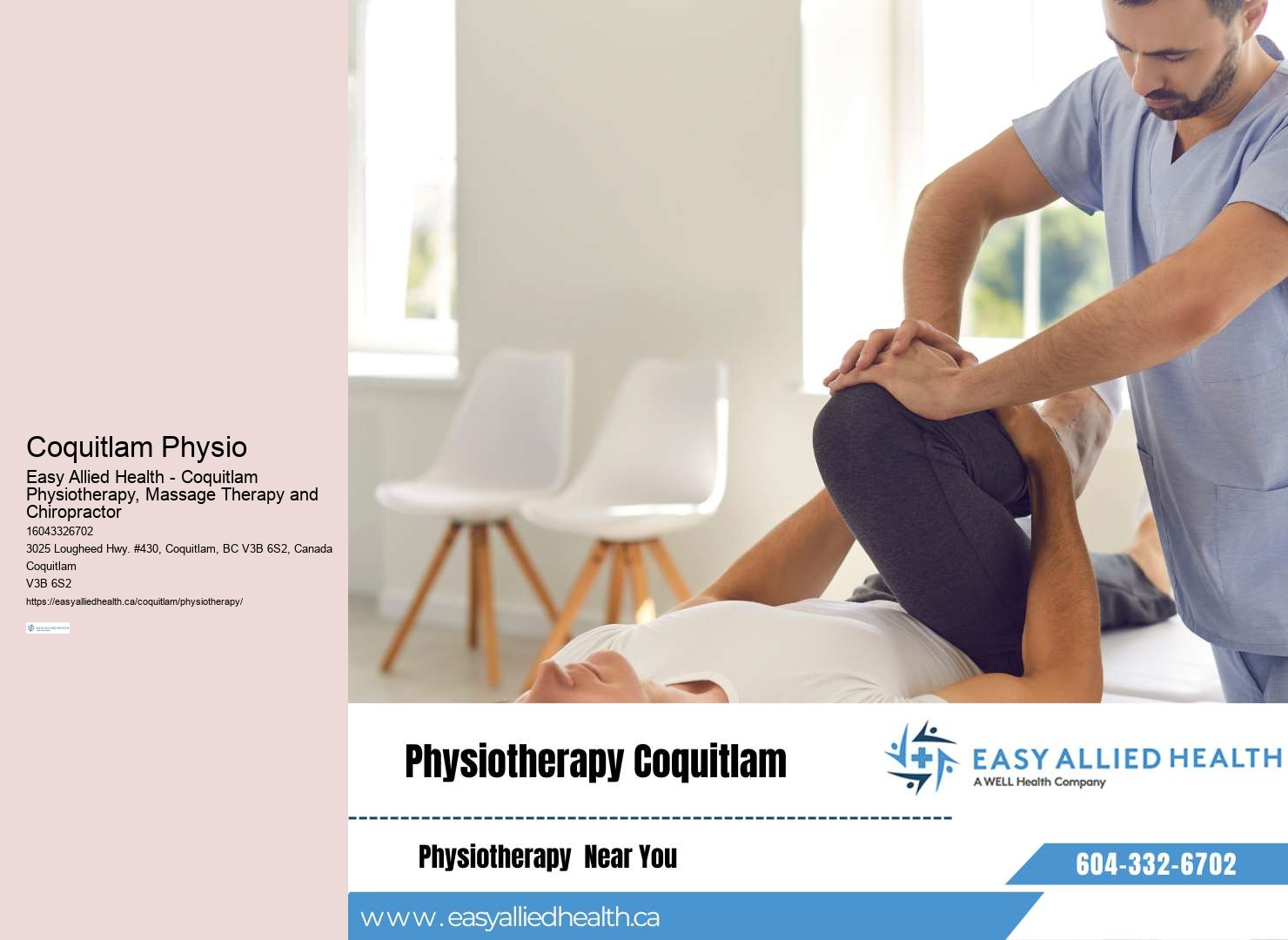 Coquitlam Physiotherapy for mobility issues