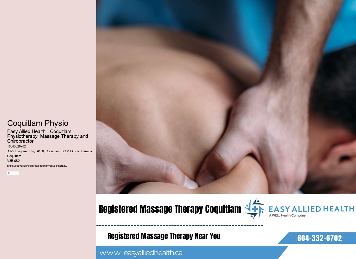 Comprehensive chronic pain management Coquitlam