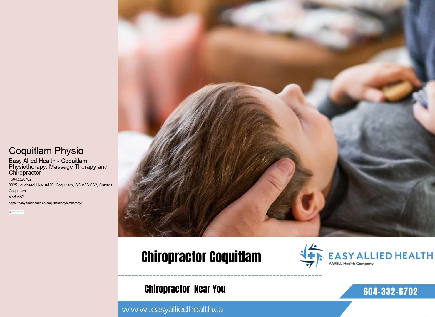 Physiotherapy assessment in Coquitlam BC