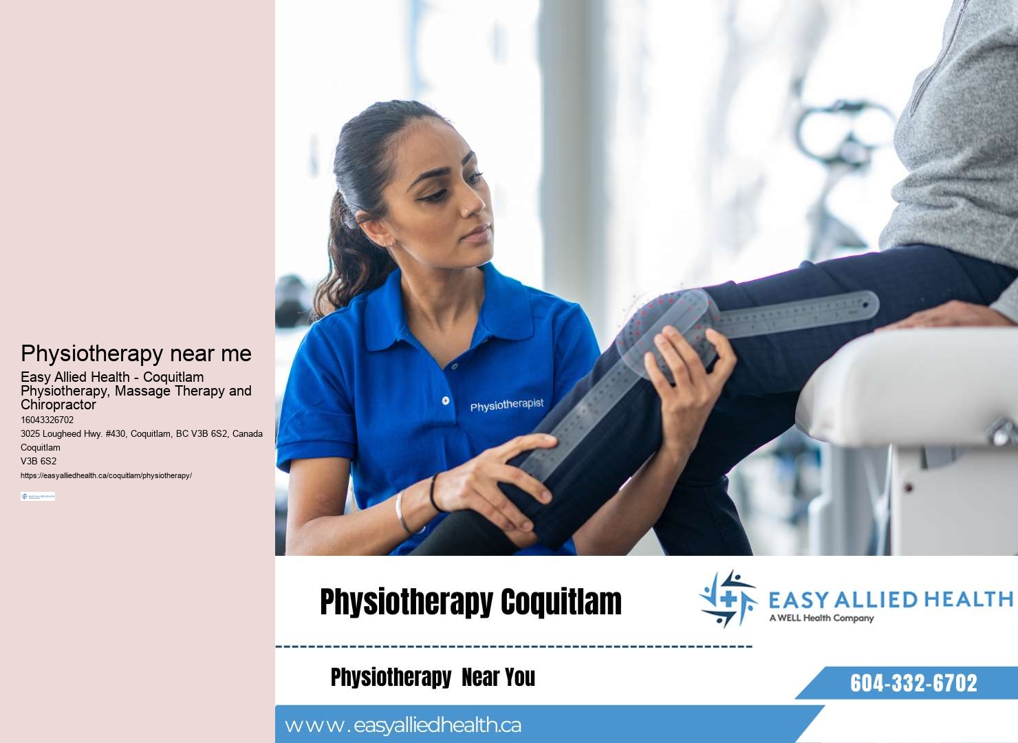 Personalized physiotherapy for athletes Coquitlam BC