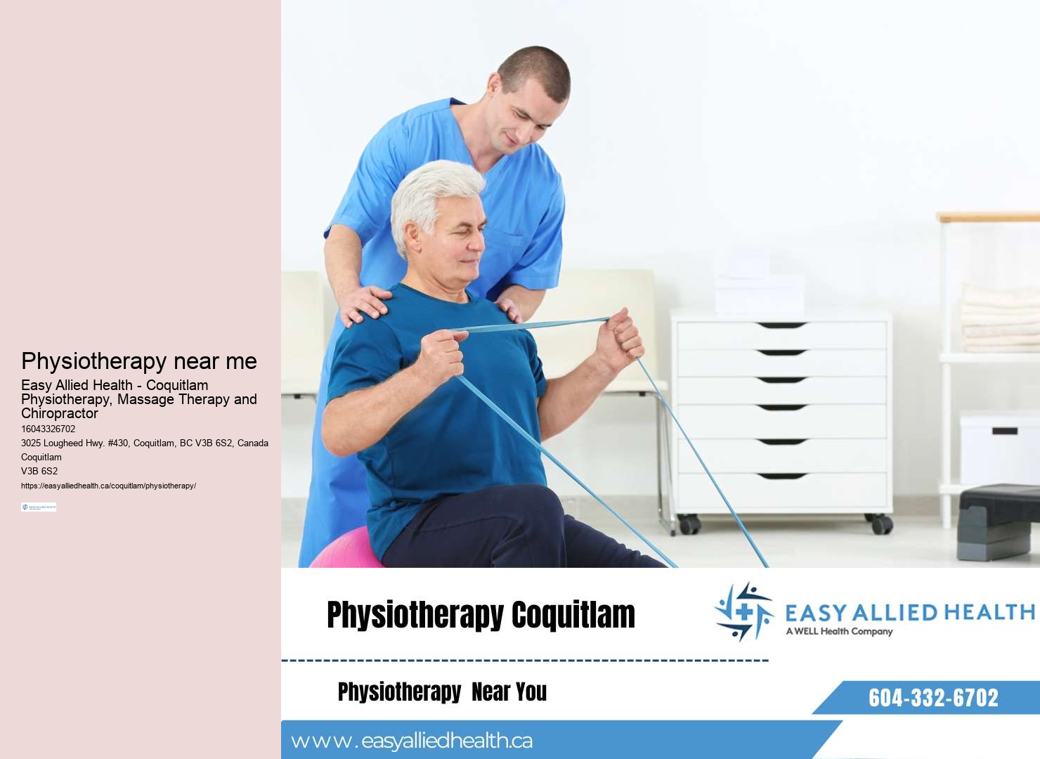 Innovative pain clinic offering physiotherapy Coquitlam