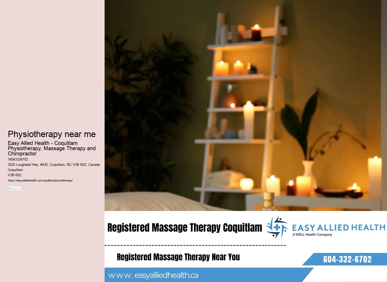 Physiotherapy experts Coquitlam