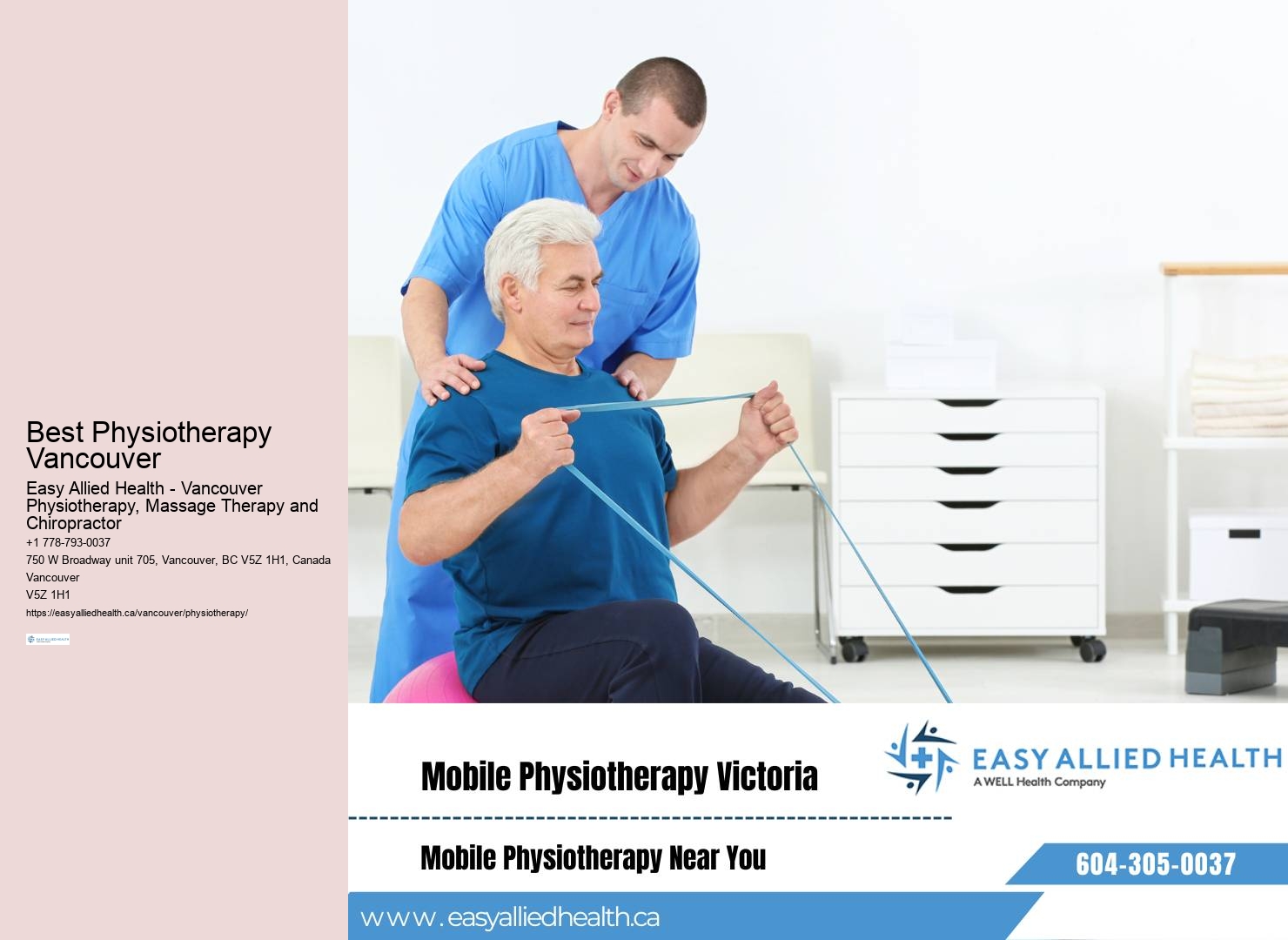 Experienced physiotherapists in Vancouver
