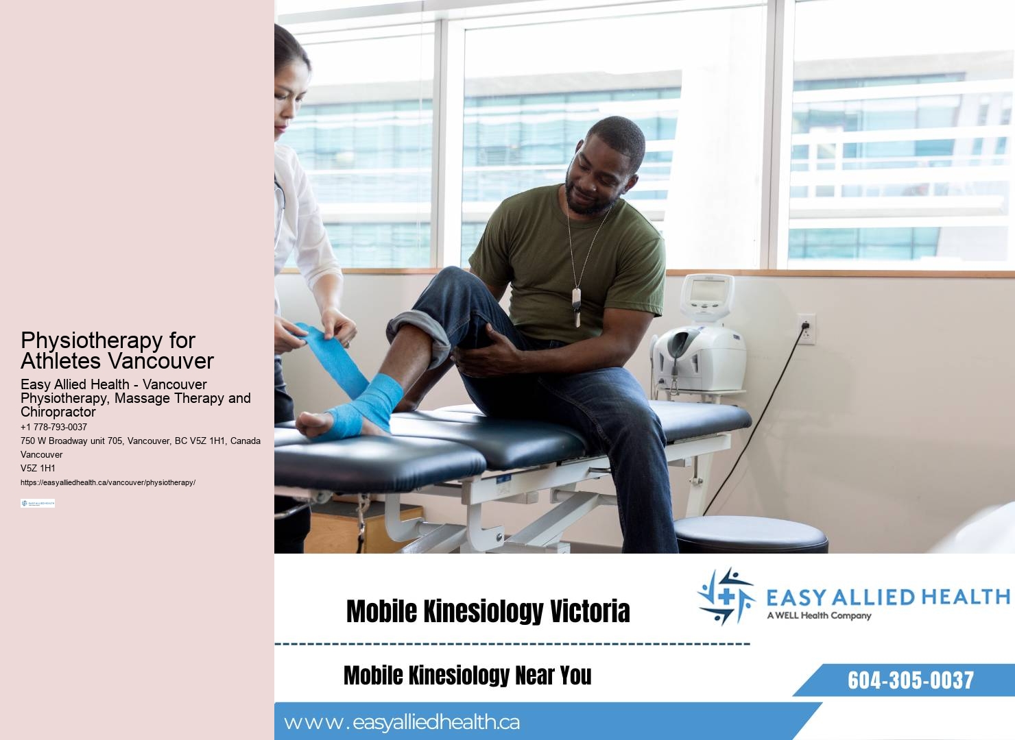 Physiotherapy consultation Vancouver
