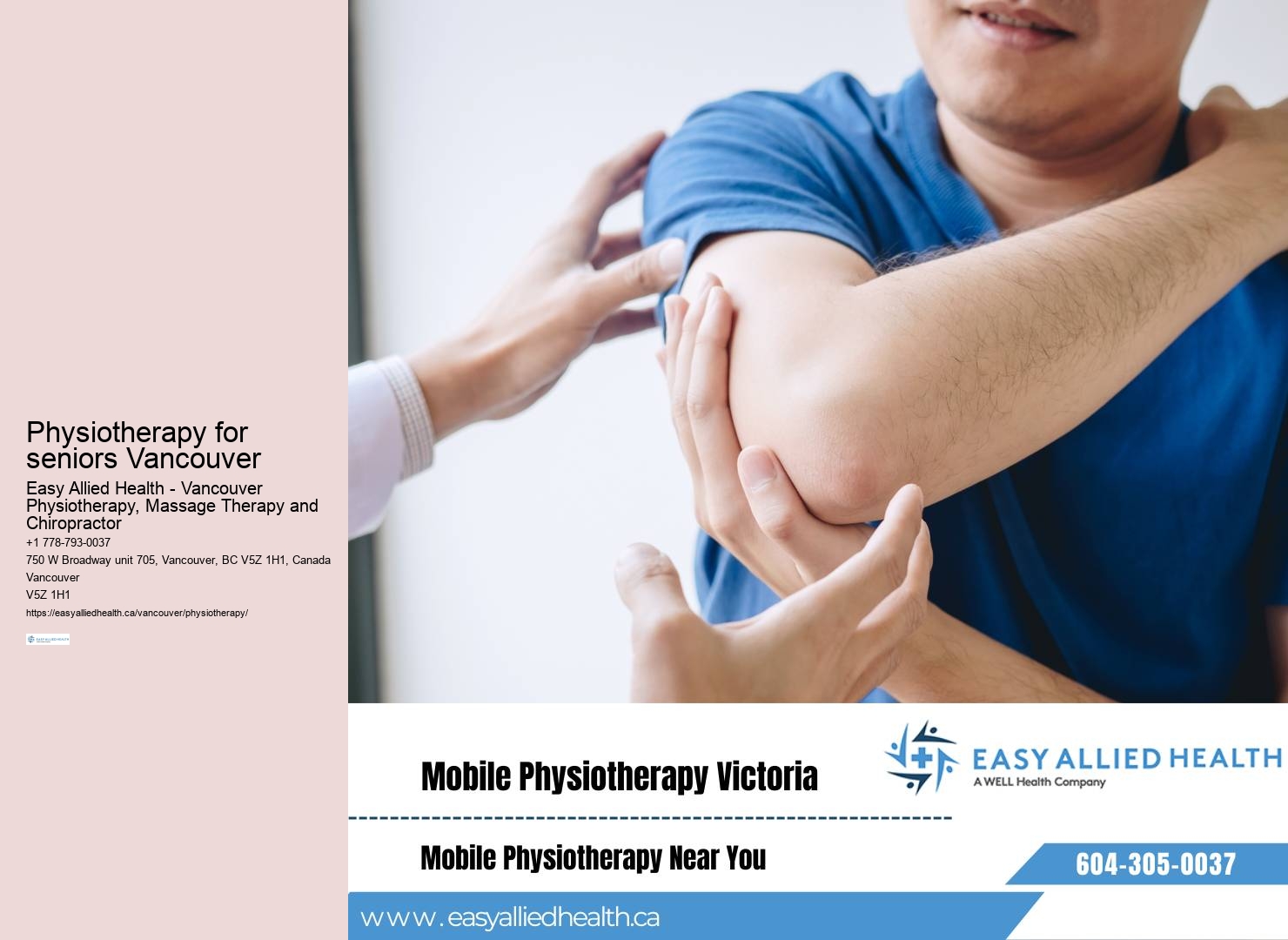 Postural correction physiotherapy Vancouver