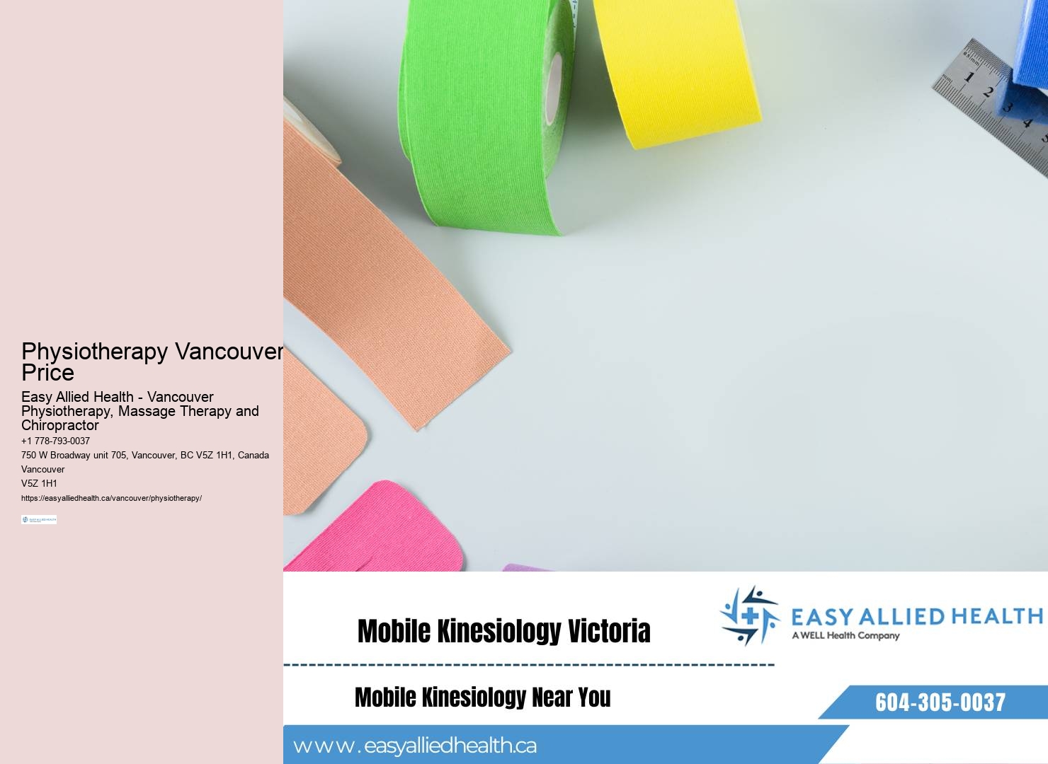 Physiotherapy Downtown Vancouver