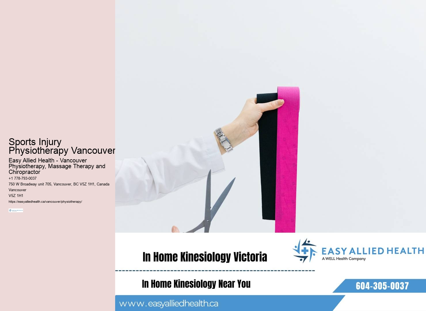 Vancouver physiotherapy for muscle pain