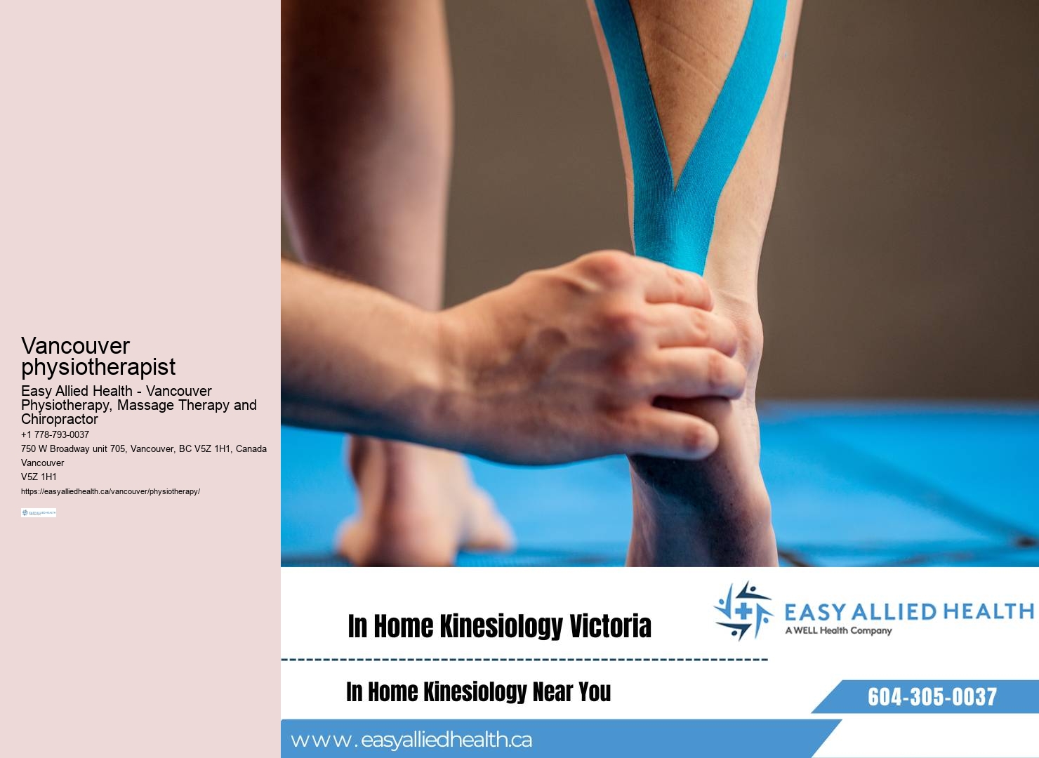 Vancouver physiotherapy savings