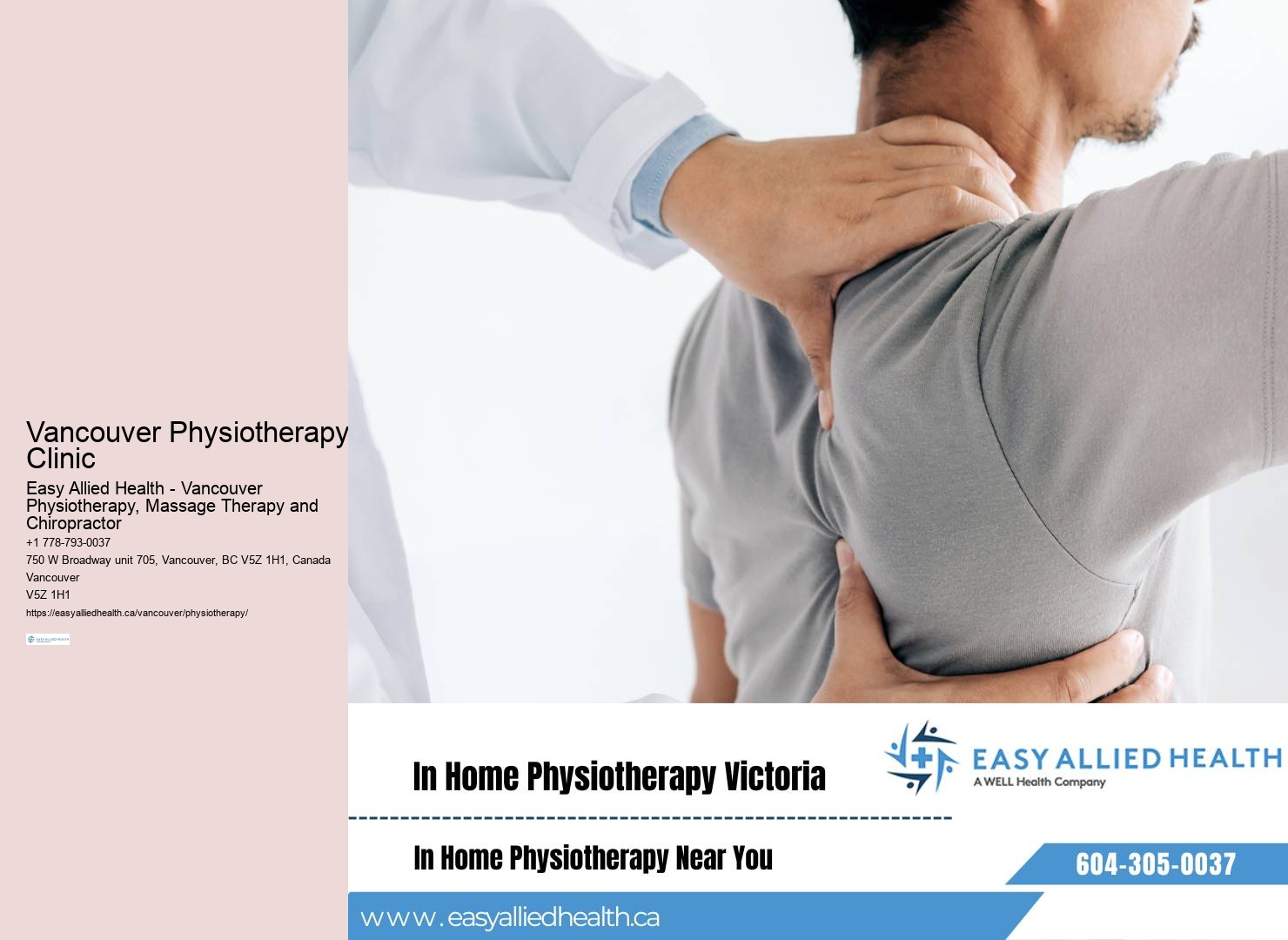 Vancouver physiotherapy for balance issues