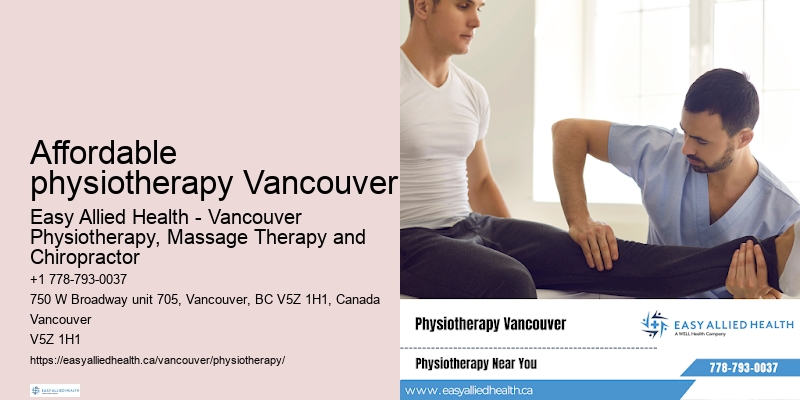 Personalized physiotherapy rehabilitation in Affordable physiotherapy Vancouver