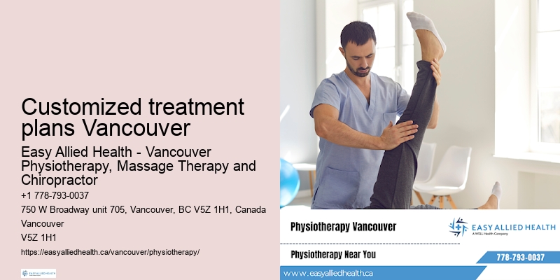 Customized treatment plans Vancouver physio for neck pain