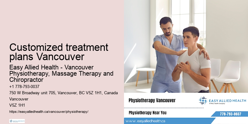 Customized treatment plans Vancouver physiotherapy programs