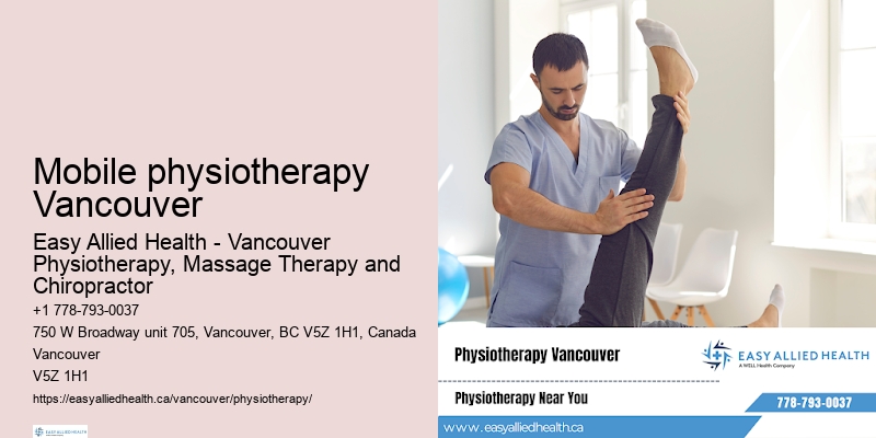 Mobile physiotherapy Vancouver physiotherapy for joint pain
