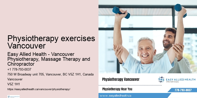 Specialized pediatric physiotherapy Physiotherapy exercises Vancouver