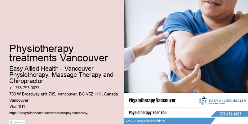 Comprehensive physiotherapy services in Physiotherapy treatments Vancouver