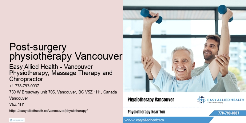 Personalized back pain management Post-surgery physiotherapy Vancouver