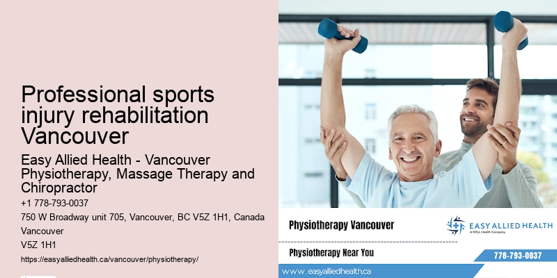 Professional sports injury rehabilitation Vancouver physiotherapy for chronic pain