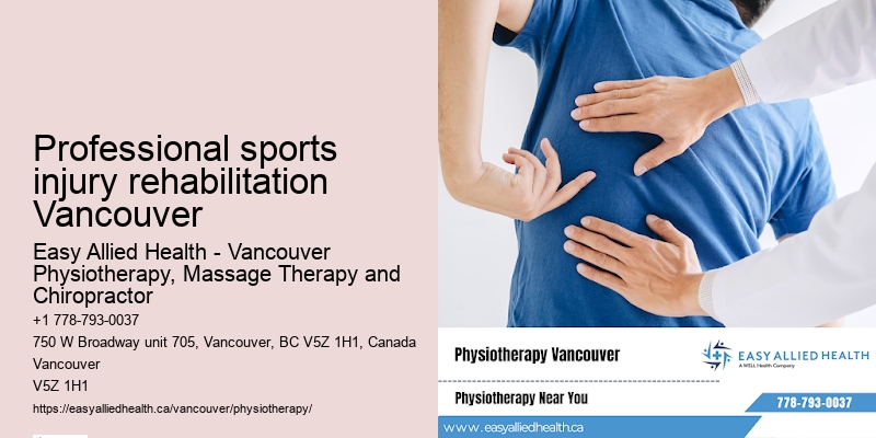 Physiotherapy for back pain Professional sports injury rehabilitation Vancouver