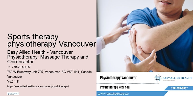 Sports therapy physiotherapy Vancouver sports injury rehab