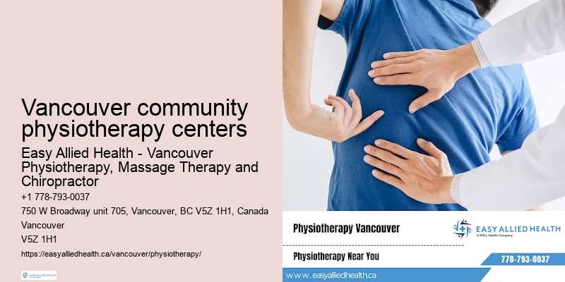 Mobile physiotherapy Vancouver community physiotherapy centers