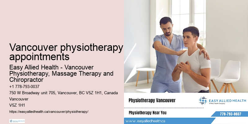 Cutting-edge physiotherapy technology Vancouver physiotherapy appointments