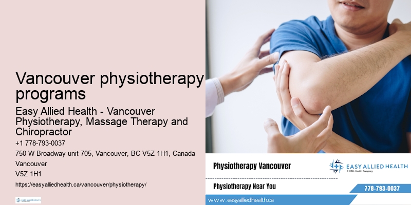 Vancouver physiotherapy programs's premier physiotherapy facilities