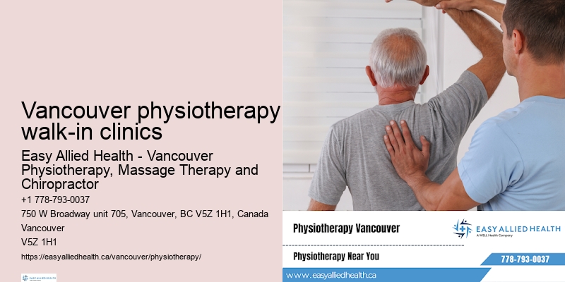 Personalized wellness plans Vancouver physiotherapy walk-in clinics