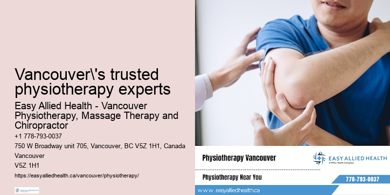 State-of-the-art physiotherapy equipment Vancouver's trusted physiotherapy experts