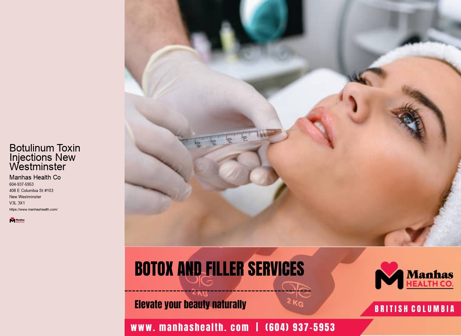 Botox for Facial Muscle Relaxation in New Westminster