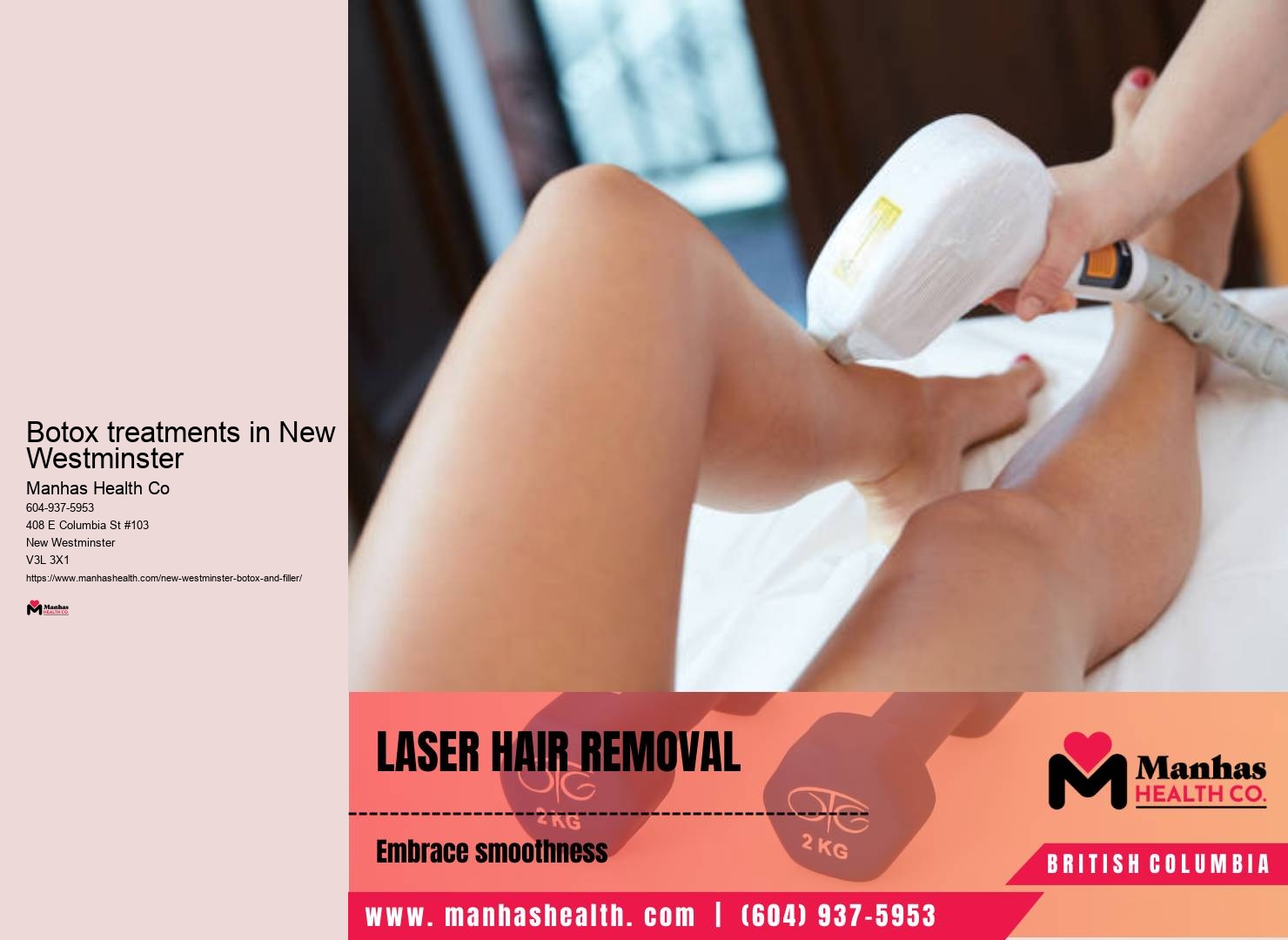 Botox services New Westminster
