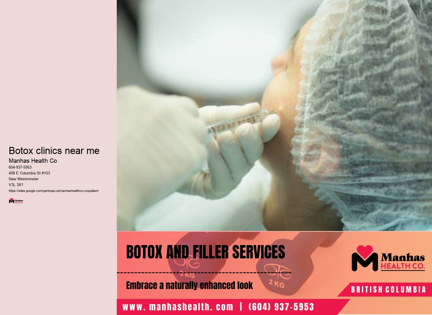 Botox therapy New Westminster