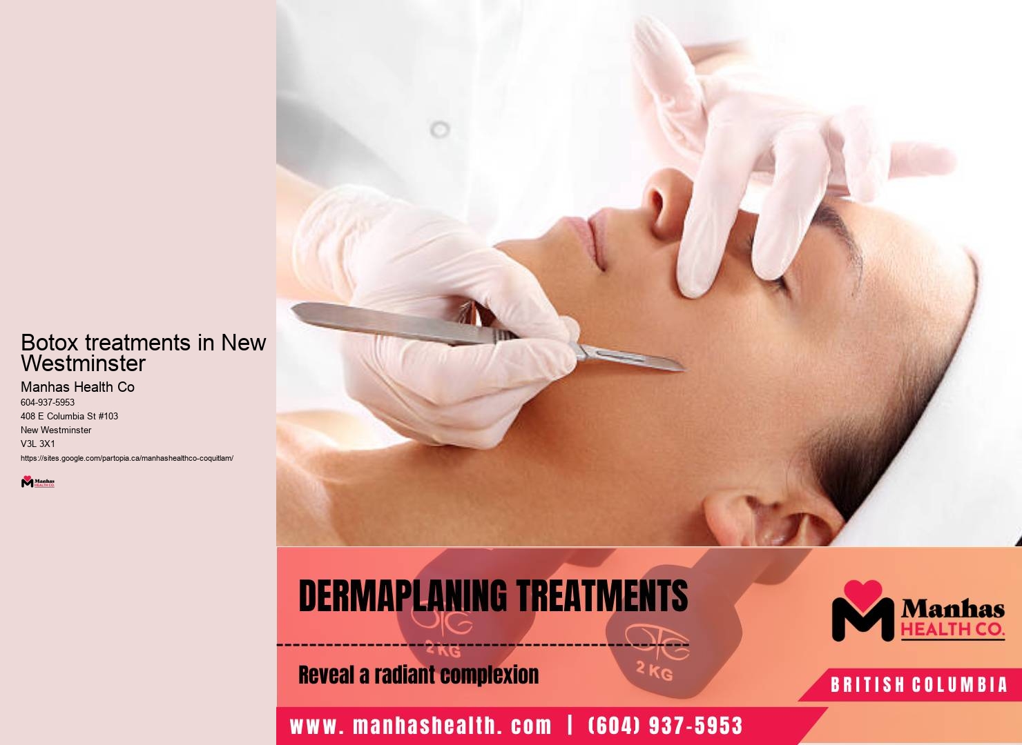 Injectable aesthetic treatments New Westminster