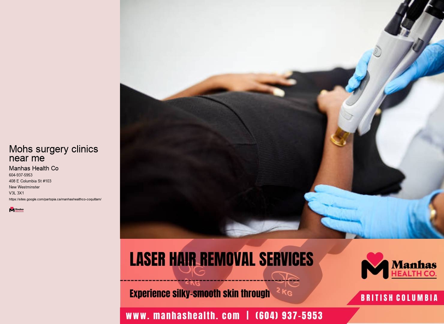 Cosmetic dermatology New Westminster