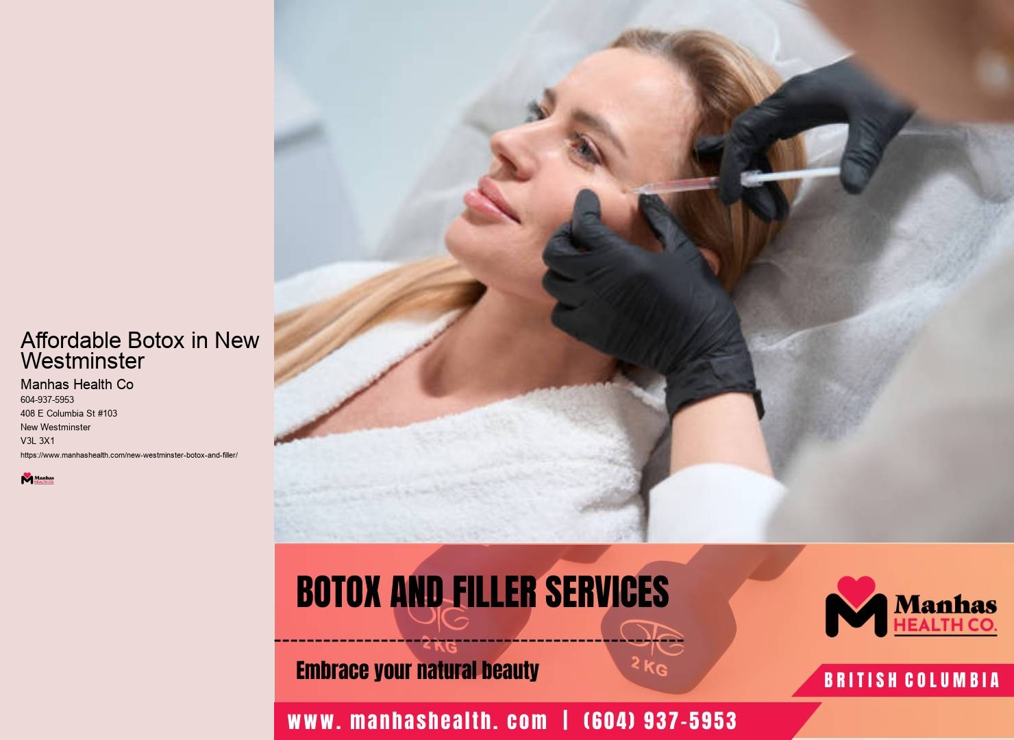 Non-invasive cosmetic procedures in New Westminster
