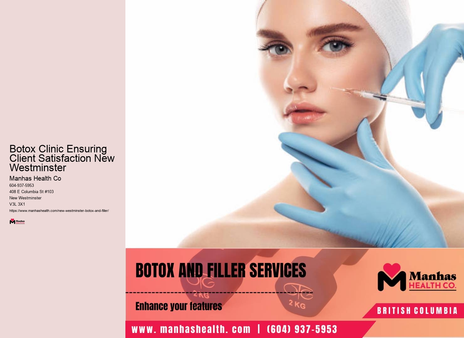 Facial aesthetics specialists in New Westminster