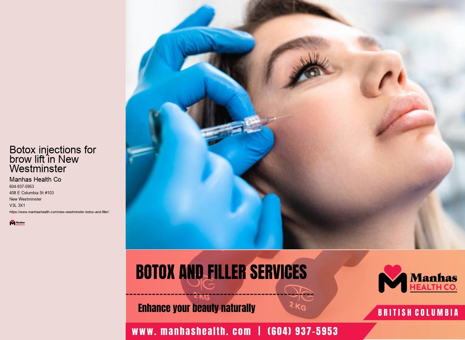 Customized Botox plans in New Westminster