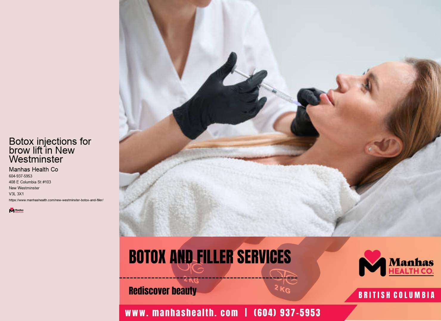 Expert Botox Procedure in New Westminster