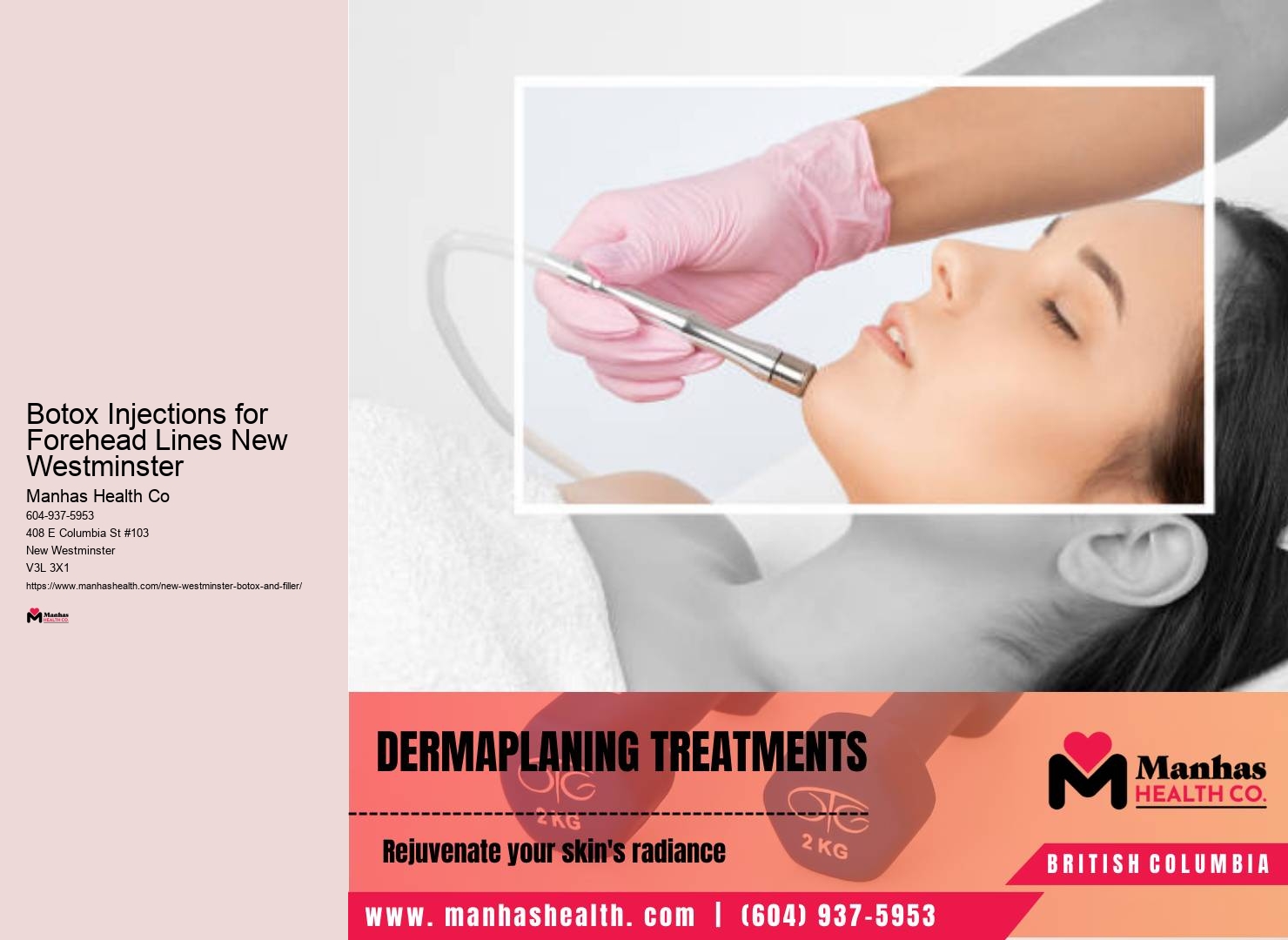 Natural-looking Botox results New Westminster