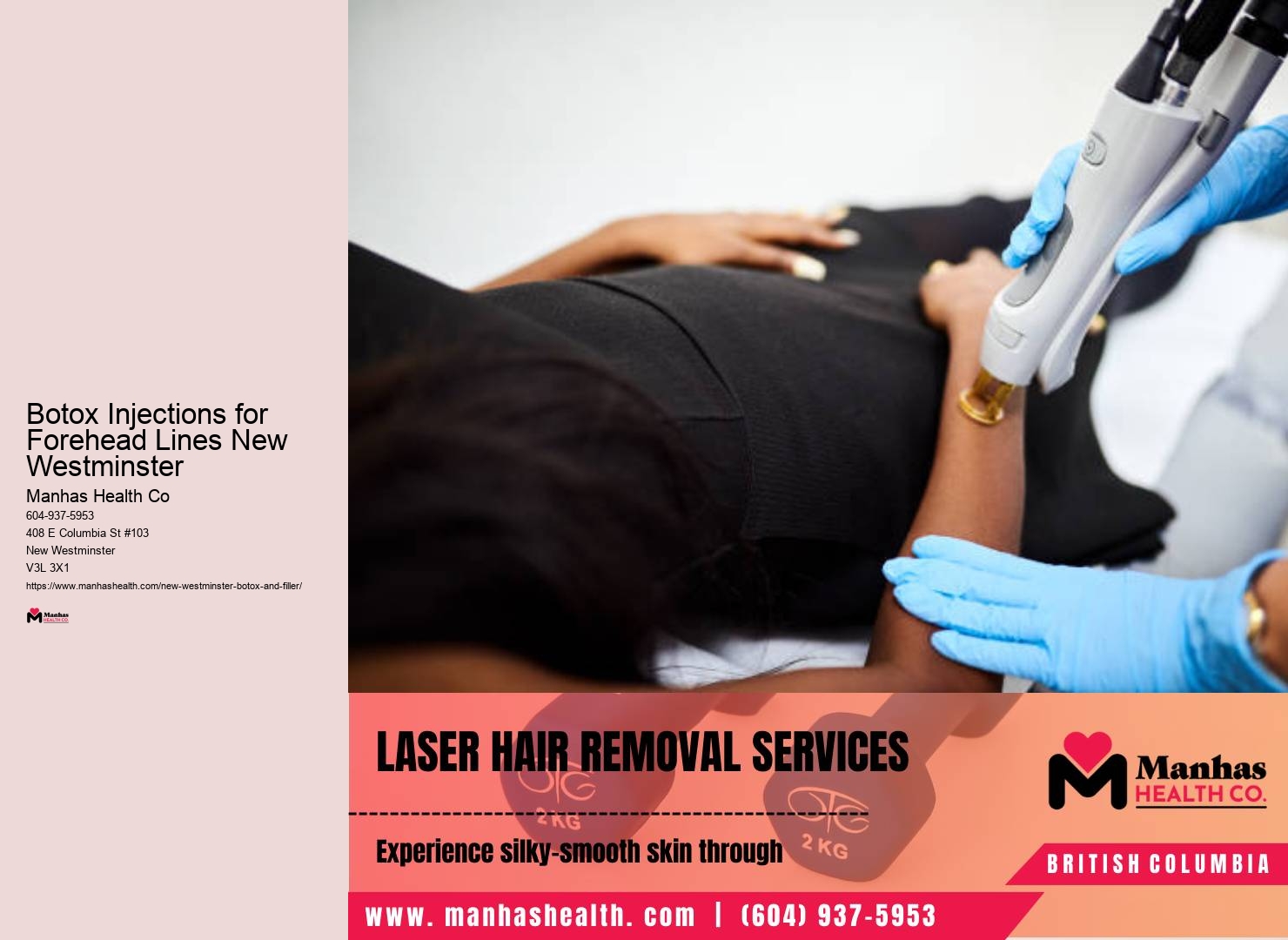 Botox Injections for Wrinkle Reduction New Westminster
