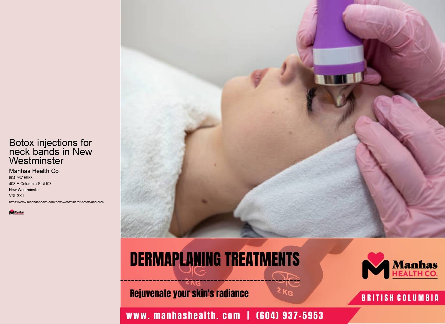 Facial rejuvenation for men in New Westminster