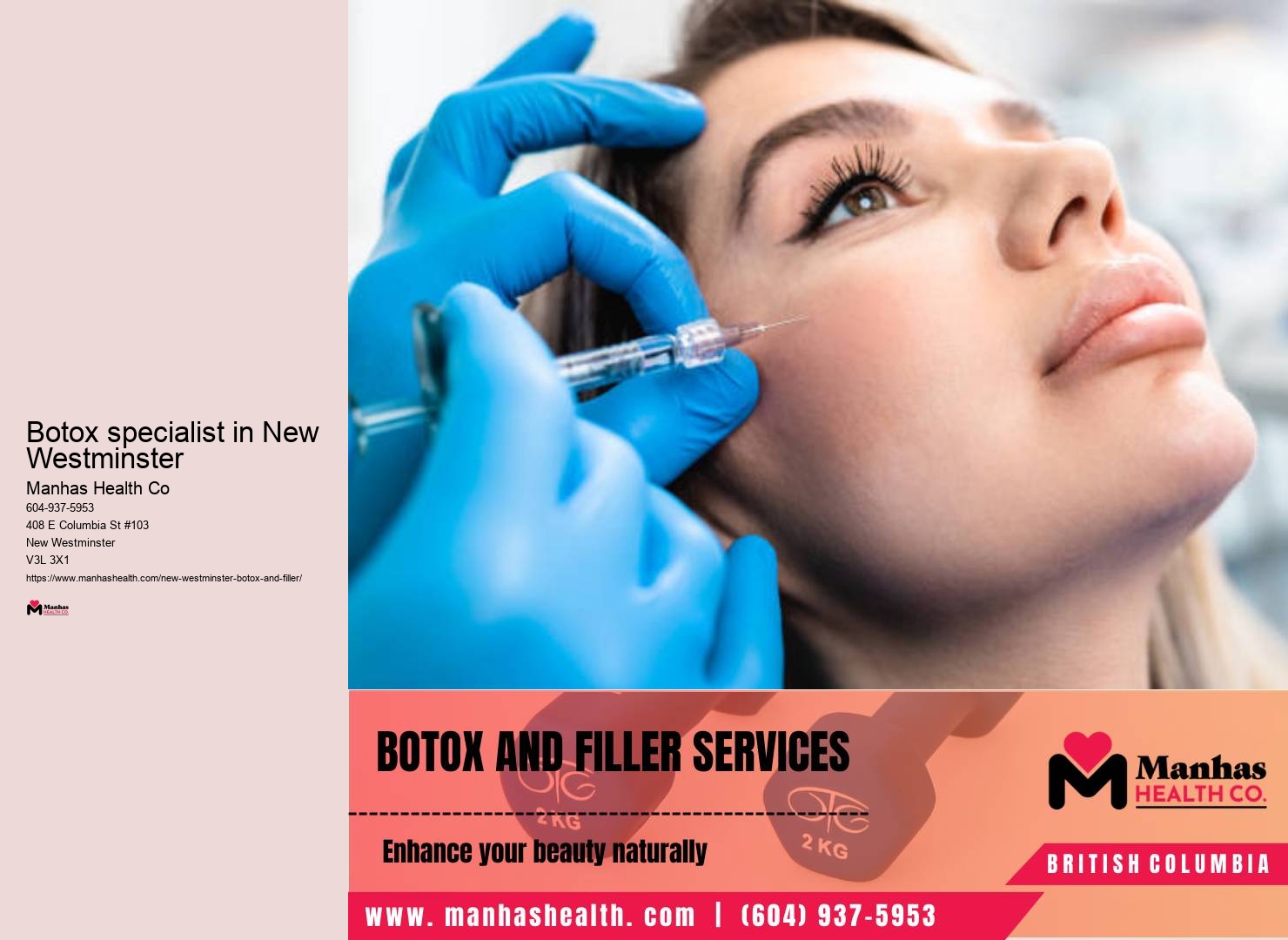 Non-invasive facial treatments in New Westminster