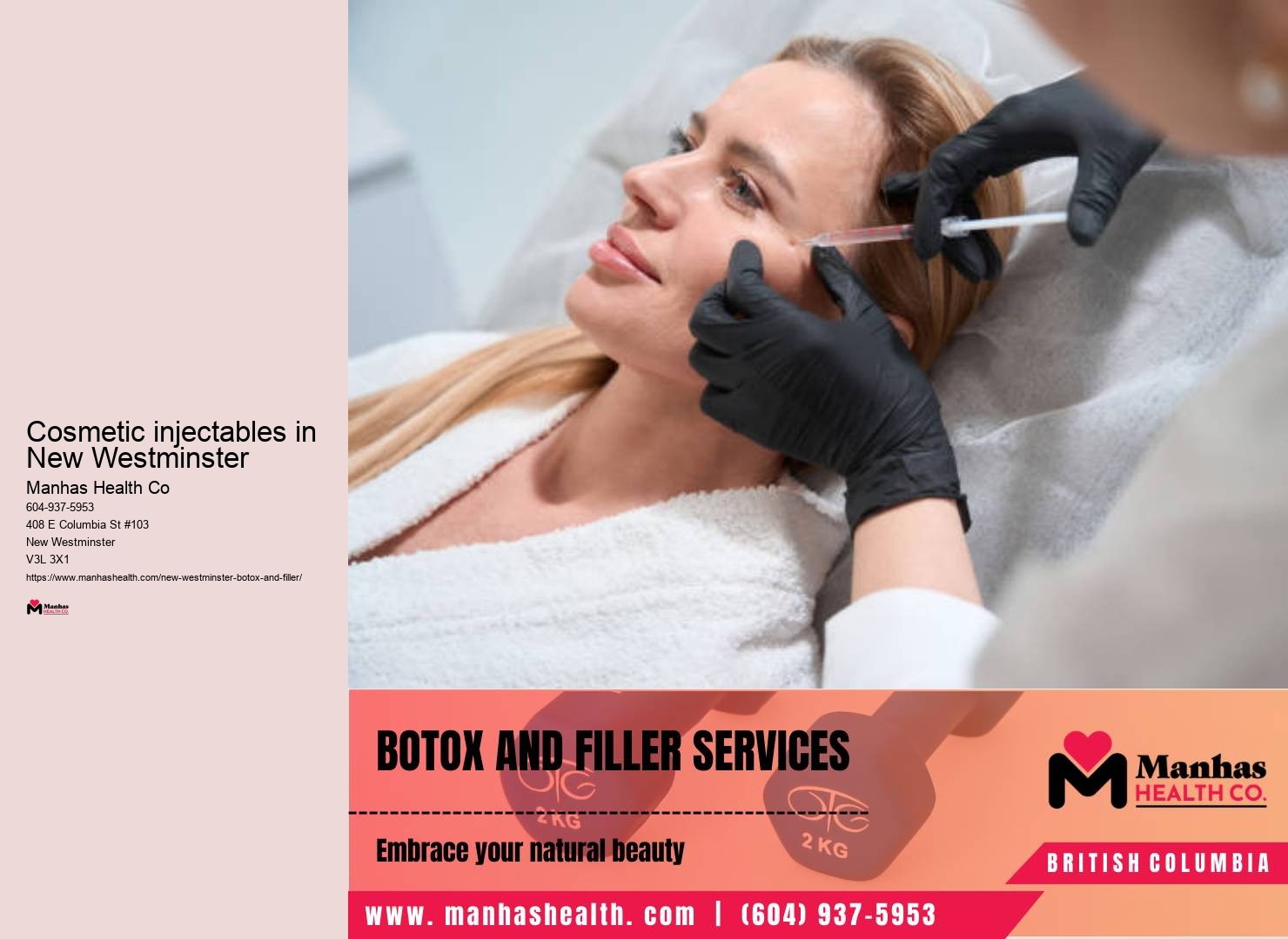 Combat aging effects with Botox in New Westminster