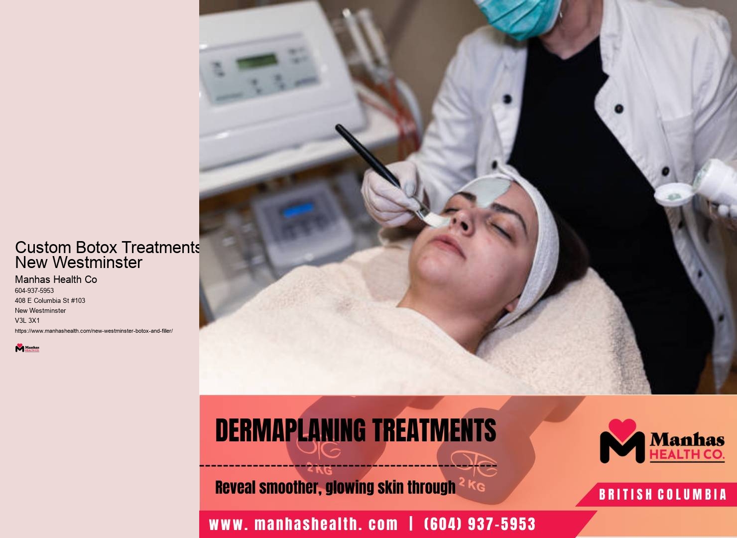 Youthful skin treatments in New Westminster