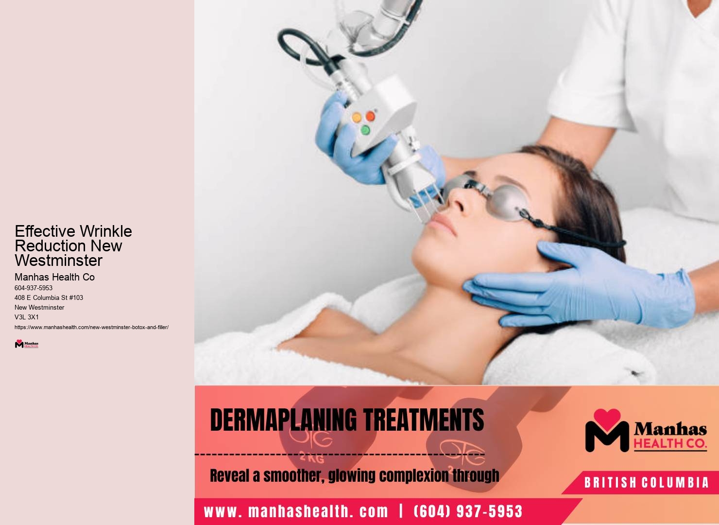 Personalized facial rejuvenation New Westminster