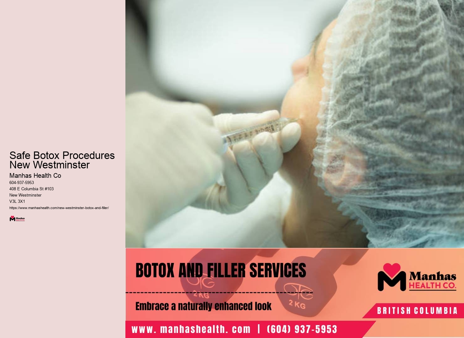 Non-surgical face lift in New Westminster