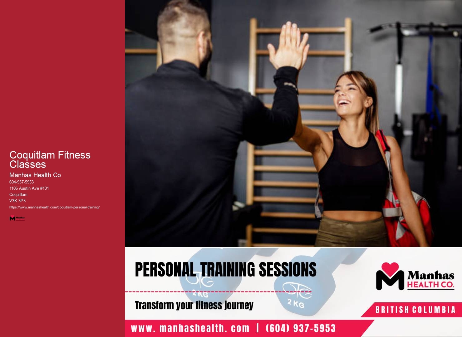 Coquitlam Fitness Classes Personal Fitness Motivation