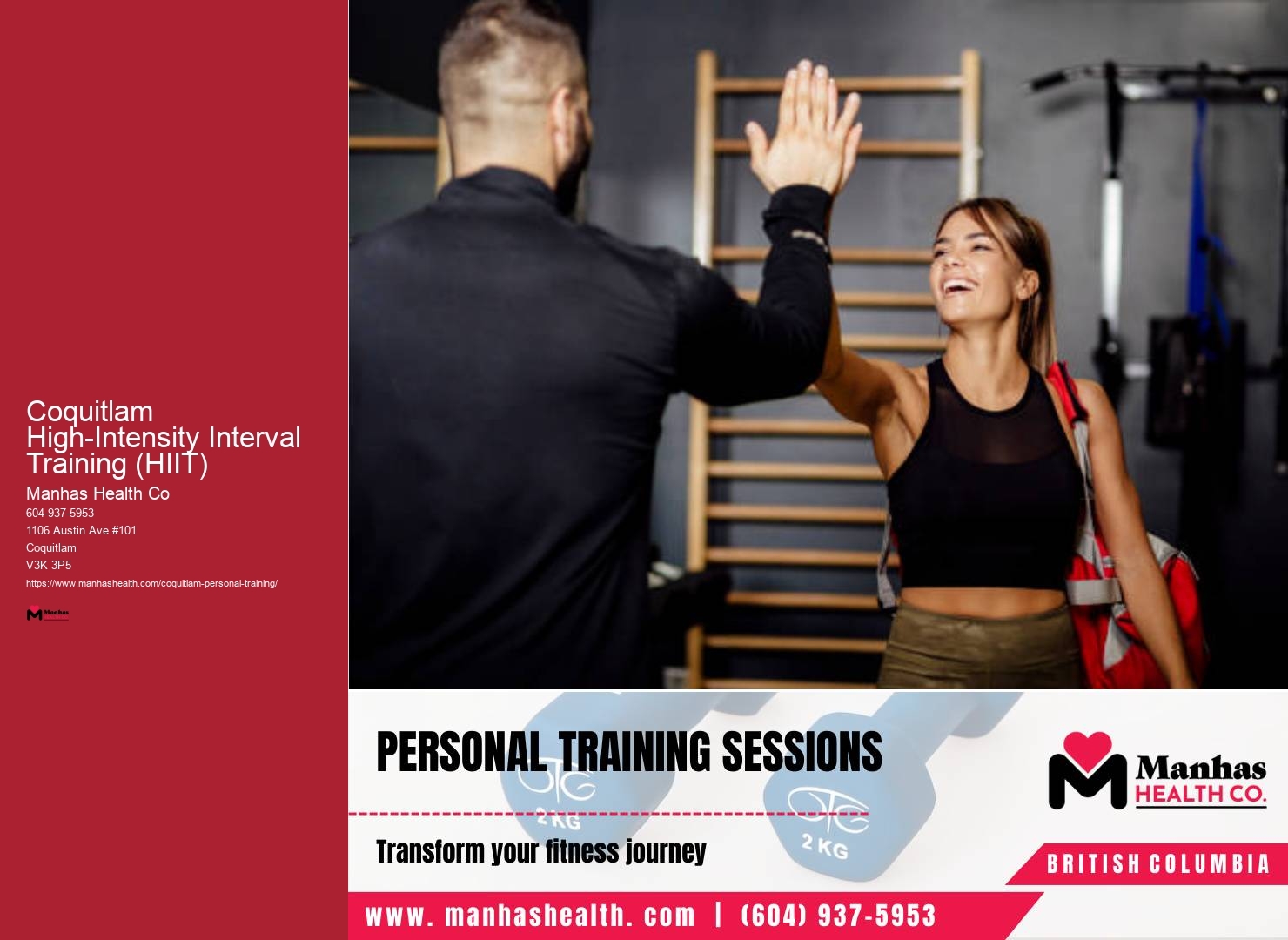 Coquitlam High-Intensity Interval Training (HIIT) Trainers Specializing in Personal Growth