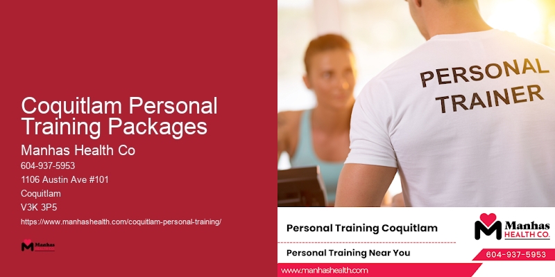 Coquitlam Personal Training Packages Personal Trainers with Flexible Locations