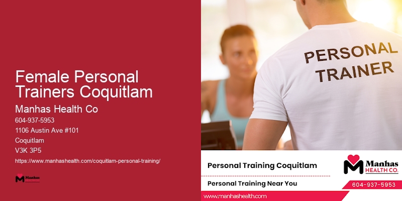 Female Personal Trainers Coquitlam Personal Trainer for Postpartum Fitness